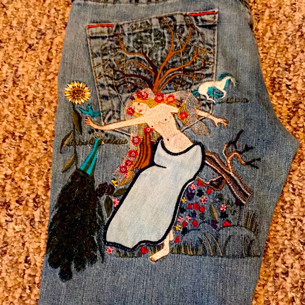 Embroidered Jeans